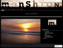 Tablet Screenshot of manshion.wordpress.com