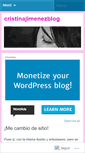 Mobile Screenshot of cristinajimenezblog.wordpress.com