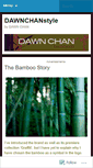 Mobile Screenshot of dawnchanstyle.wordpress.com