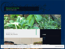 Tablet Screenshot of discovergroweat.wordpress.com