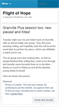 Mobile Screenshot of flightofhopeblog.wordpress.com