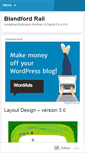 Mobile Screenshot of blandfordrail.wordpress.com