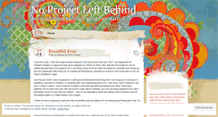 Desktop Screenshot of noprojectleftbehind.wordpress.com