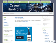 Tablet Screenshot of casualhardcore.wordpress.com