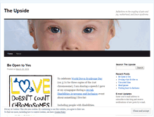 Tablet Screenshot of myupside.wordpress.com