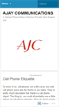 Mobile Screenshot of ajcom.wordpress.com