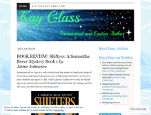 Tablet Screenshot of kayglassauthor.wordpress.com