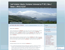Tablet Screenshot of jualcontainer.wordpress.com