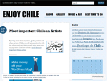 Tablet Screenshot of enjoychile.wordpress.com