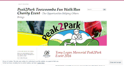 Desktop Screenshot of peak2parkdotcom.wordpress.com