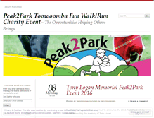 Tablet Screenshot of peak2parkdotcom.wordpress.com