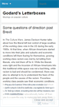 Mobile Screenshot of godardsletterboxes.wordpress.com