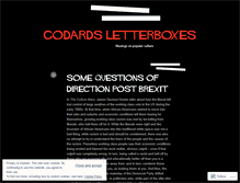 Tablet Screenshot of godardsletterboxes.wordpress.com