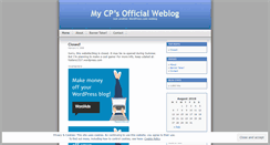 Desktop Screenshot of mycpblog.wordpress.com