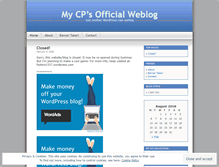 Tablet Screenshot of mycpblog.wordpress.com