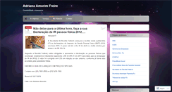 Desktop Screenshot of amorimservicoscontabeis.wordpress.com