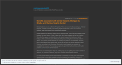 Desktop Screenshot of michigandentist30.wordpress.com