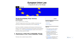 Desktop Screenshot of eulaw.wordpress.com