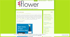 Desktop Screenshot of flowermag.wordpress.com