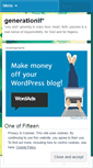 Mobile Screenshot of generationif.wordpress.com