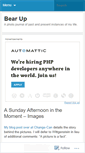 Mobile Screenshot of bearup.wordpress.com