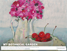 Tablet Screenshot of mybotanicalgarden.wordpress.com