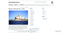 Desktop Screenshot of mizsusan.wordpress.com