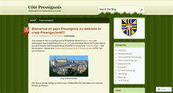 Desktop Screenshot of cotepressignois.wordpress.com