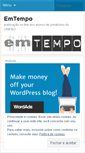 Mobile Screenshot of jornalemtempo.wordpress.com