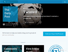 Tablet Screenshot of dailypost.wordpress.com