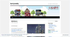 Desktop Screenshot of karvyrealty.wordpress.com