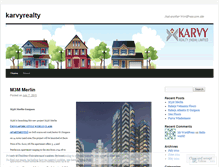 Tablet Screenshot of karvyrealty.wordpress.com