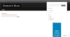 Desktop Screenshot of damianpaz.wordpress.com