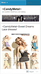 Mobile Screenshot of candymetal.wordpress.com