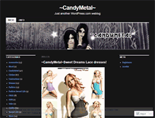 Tablet Screenshot of candymetal.wordpress.com