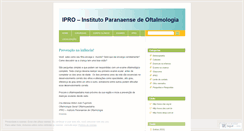 Desktop Screenshot of iprooftalmologia.wordpress.com