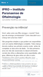 Mobile Screenshot of iprooftalmologia.wordpress.com