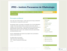 Tablet Screenshot of iprooftalmologia.wordpress.com