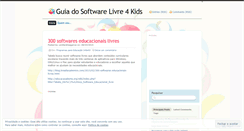 Desktop Screenshot of guiadosoftwarelivre4kids.wordpress.com