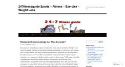 Desktop Screenshot of 247fitnessguide.wordpress.com