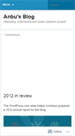 Mobile Screenshot of anbutm.wordpress.com