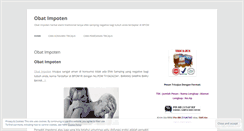 Desktop Screenshot of obatimpoten1.wordpress.com