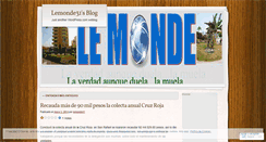 Desktop Screenshot of lemonde31.wordpress.com