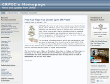 Tablet Screenshot of crpic.wordpress.com