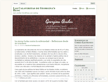 Tablet Screenshot of lascalaveritasdegeorgina.wordpress.com