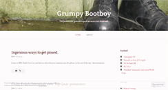 Desktop Screenshot of grumpybootboy.wordpress.com