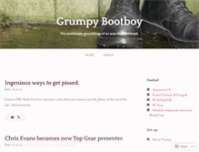 Tablet Screenshot of grumpybootboy.wordpress.com