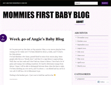 Tablet Screenshot of angmcint.wordpress.com