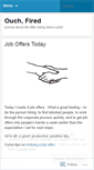 Mobile Screenshot of ouchfired.wordpress.com
