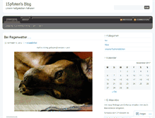 Tablet Screenshot of 15pfoten.wordpress.com